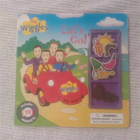 Lets Go The Wiggles By Red Giraffe Hardcover With Magnets Kids