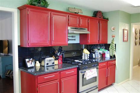 How to paint kitchen cabinets in 5 steps. How to Choose the Right Stylish Red Kitchen Cabinets for ...