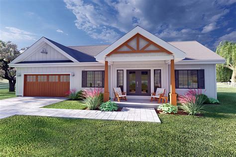 House Plan 80509 Ranch Style With 928 Sq Ft 2 Bed 2 Bath