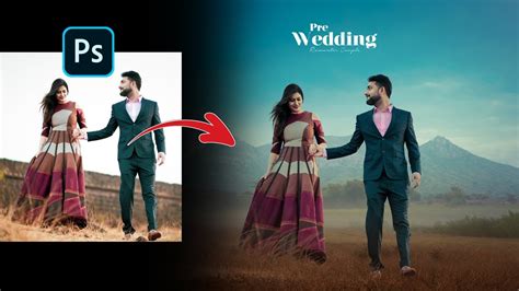 Photoshop Tutorialpre Wedding Photo Editing Youtube