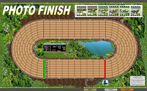 Photo Finish Racing Horse Racing Board Game Derby Parlor Game