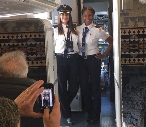 Captain Tara Wright And First Officer Mallory Cave Make Alaska Airlines History As Its 1st