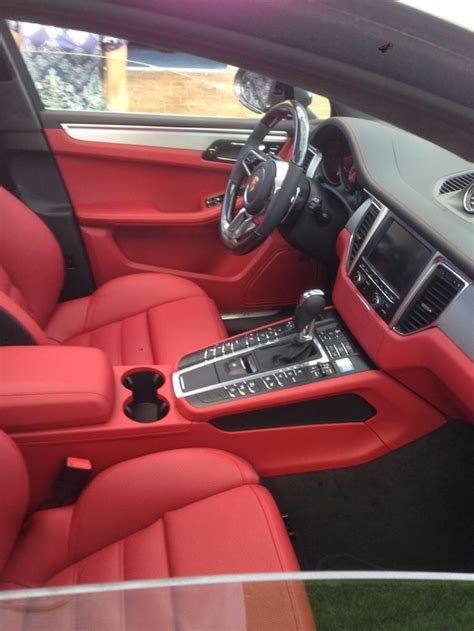 Red Leather Red Interior Car Red Interiors Super Luxury Cars