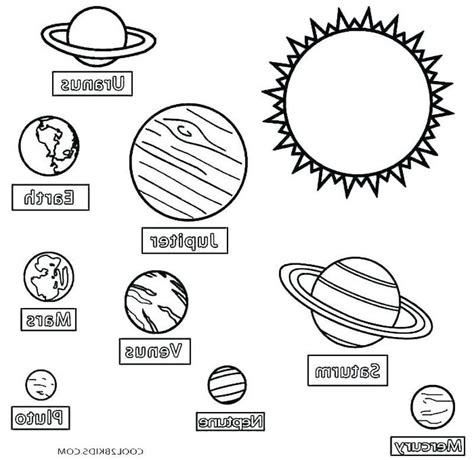 Complete Solar System Coloring Pages Pdf To Print Coloringfolder Com