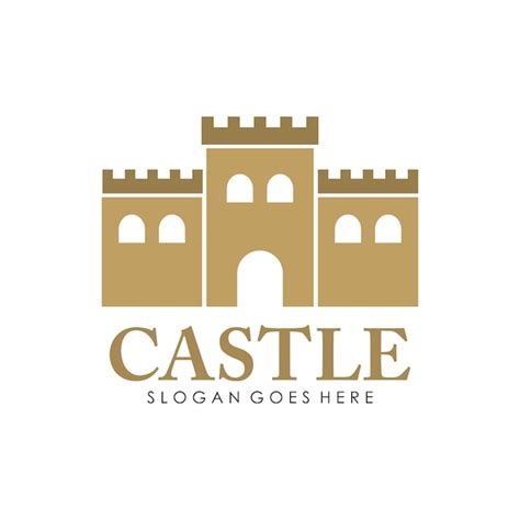Castle Logo Icon And Illustration Design Template Premium Vector