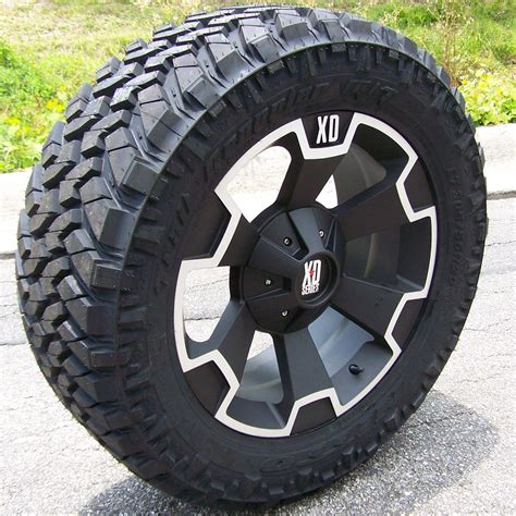 Jeep Wheels And Tires Packages 18 Black Xd Thump Wheels Nitto Trail