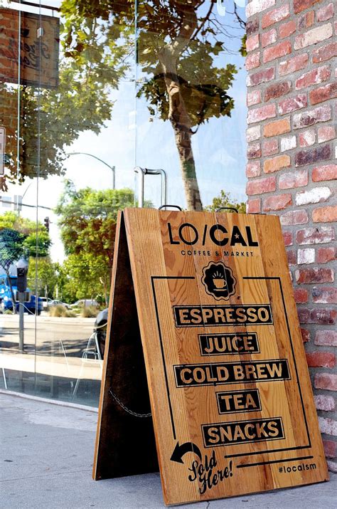 A Frame Sign Storefront Signs Coffee Shop Interior Design Cafe Signage