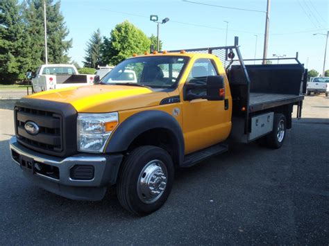 2011 Ford F 550 Flatbed 12 Ft Kent Truck And Equipment