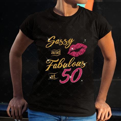 Black Girl Sassy And Fabulous Svg 50 Years Old 50th Birthday Etsy