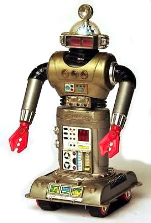 Robots, Space & Sci-Fi - Battery-Operated Robots - The Toys Time Forgot