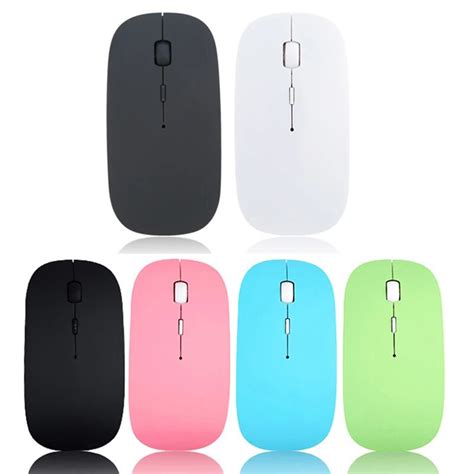 Ultra Thin Usb Optical Wireless Mouse 24g Receiver Super Slim Mouse