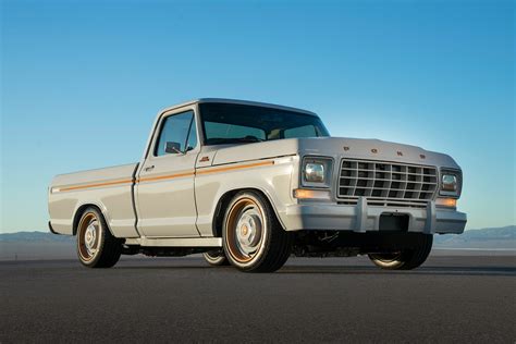 Ford Electrified A Classic F 100 Truck To Showcase Its Ev Motor Kit