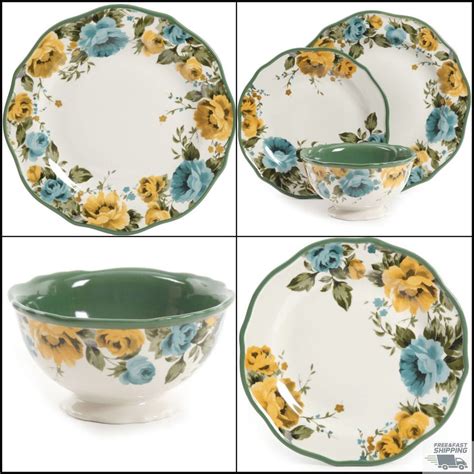 See more ideas about pioneer gifts, gifts, convention gifts. The Pioneer Woman Rose Shadow 12 Piece Dinnerware Set ...