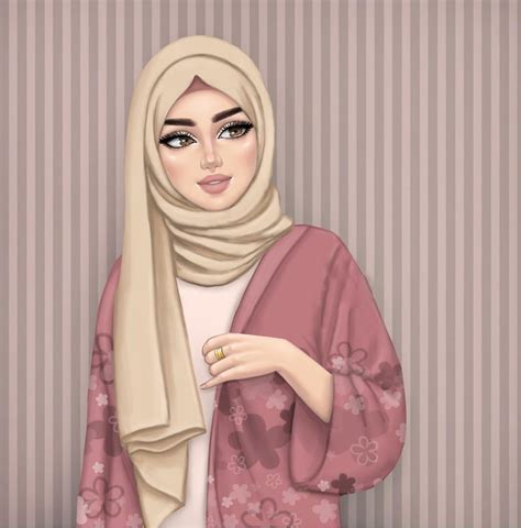 Hijab Drawing Hijab Cartoon Lovely Girl Image Girly Drawings
