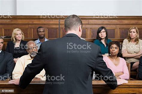 A Lawyer And The Jury Stock Photo Download Image Now Juror Law