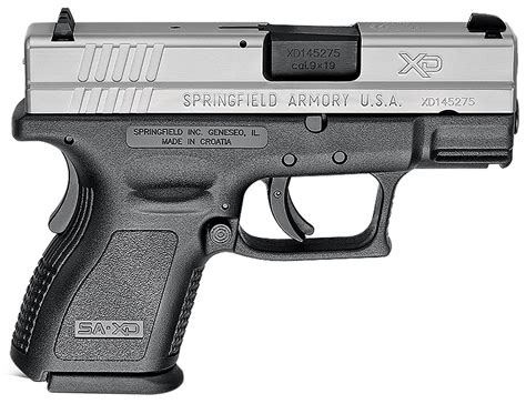 Springfield Armory Xd9821 Xd Ca Compliant Sub Compact Frame 9mm Luger