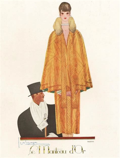 Original Vintage Art Deco Fashion Print By Lepape Yoshagraphics