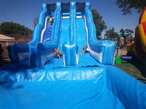 Big Blue Water Slide