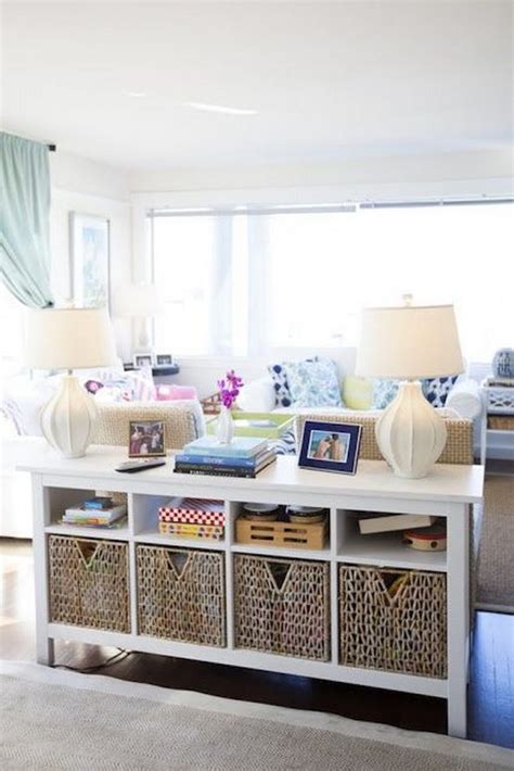 You may need to add a leg to it. 20 Great Ways to Make Use Of The Space Behind Couch For ...