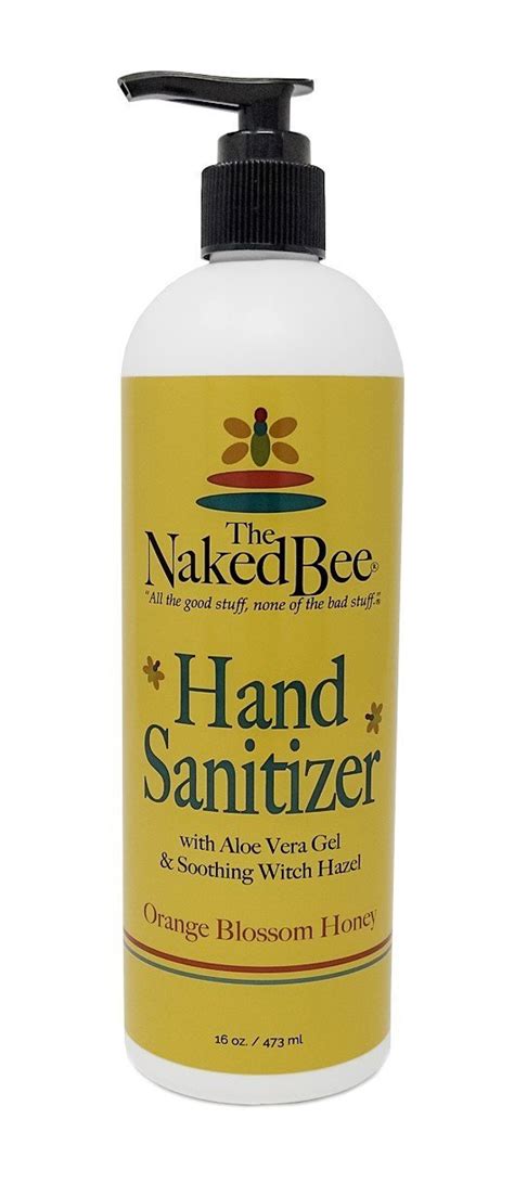 Amazon Com The Naked Bee Hand Sanitizer Orange Blossom Honey Pump My