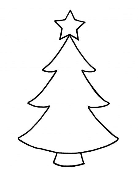 Christmas Tree Outline Free Download On Clipartmag
