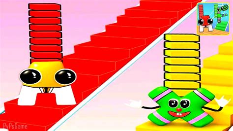 Alphabet Run Race 3d Gameplay All Levels Ios Androidiphone Best