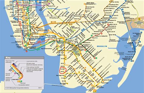 Mta Subway Map Brooklyn Ny Map Of New Jersey
