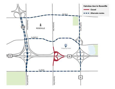 Hwy 36 And Fairview Ave In Roseville Project Mndot
