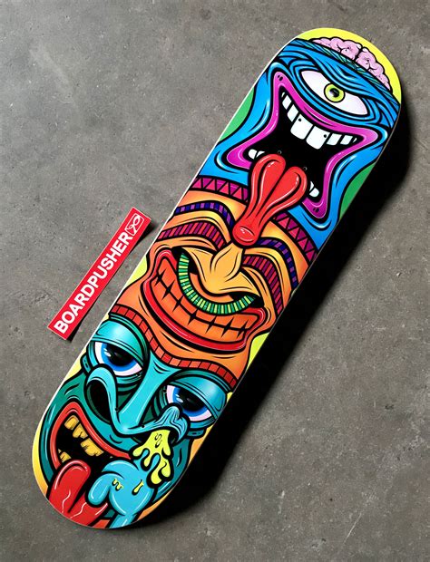 we ve always appreciated lou simeone s colorful and bold skateboard graphics including this