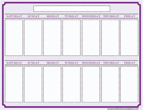 Extra Large Printable Blank Weekly Employee Schedule Free Printable