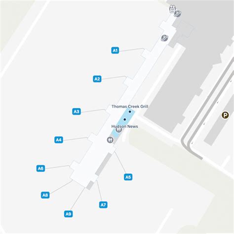 Greenville Spartanburg Airport Map Gsp Terminal Guide