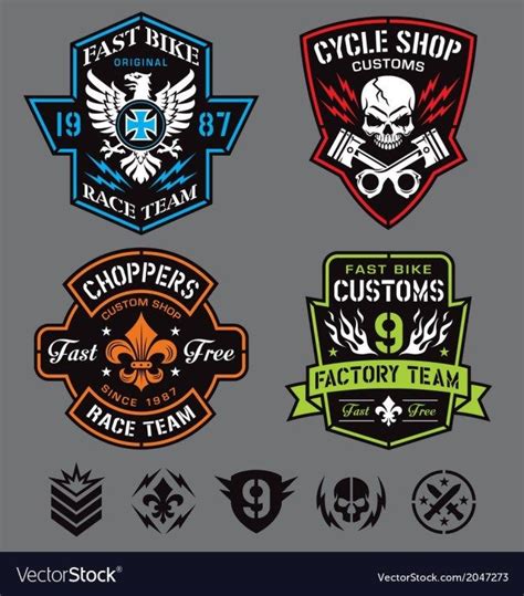 Rocker Patch Template Free Download Biker Logo Design Badge Logo