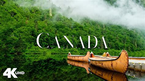Flying Over Canada 4k Uhd Amazing Beautiful Nature With Relaxing