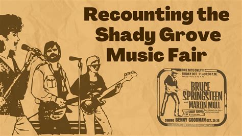 Time To Register Recounting The Shady Grove Music Fair Poolesville