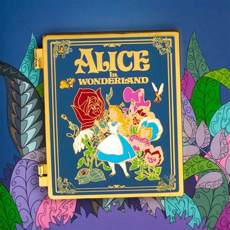 56665 Alice In Wonderland Loungefly Storybooks Loungefly Disney Pin