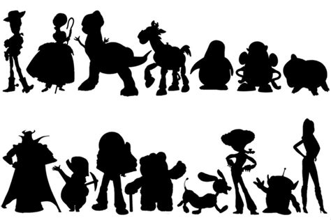 Silhouettes Toy Story Characters Quiz