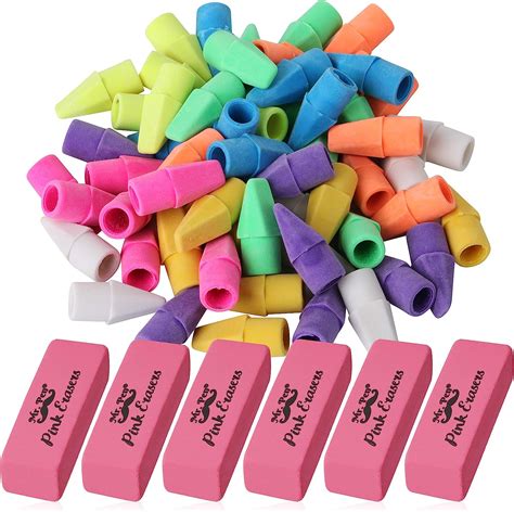 Mr Pen Pencil Erasers Set 6pc Pink Erasers And Botswana Ubuy