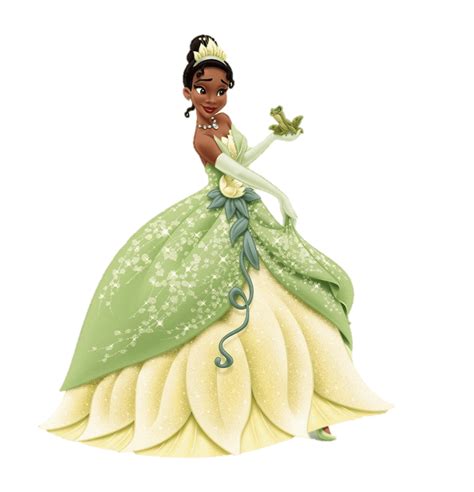 Tiana With Frog On Her Hand Transparent Png Stickpng