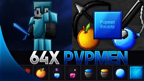 Pvpmen 64x Mcpe Pvp Texture Pack Fps Friendly By Dayzvirtual Youtube