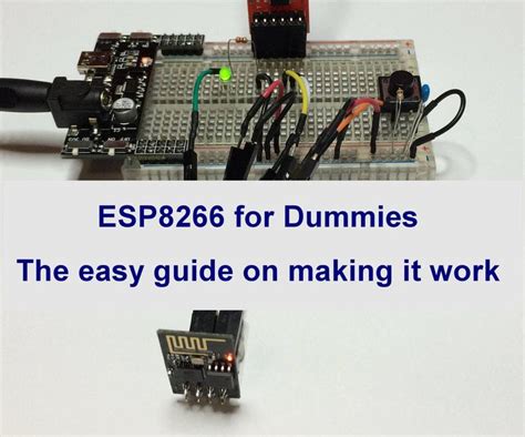 Esp8266 Wifi Module For Dummies Esp8266 Wifi Arduino Sensoren