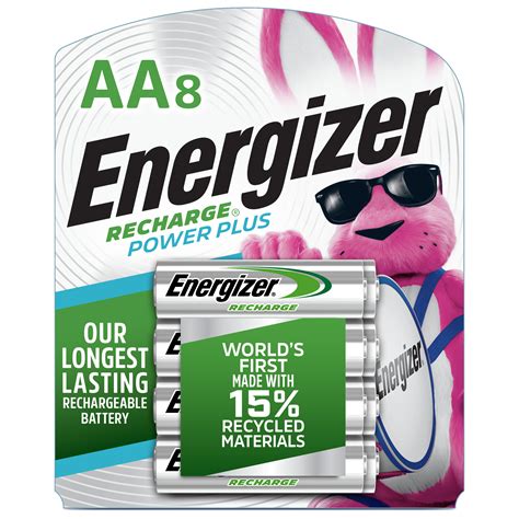 Energizer Rechargeable Aa Batteries 8 Pack Double A Batteries