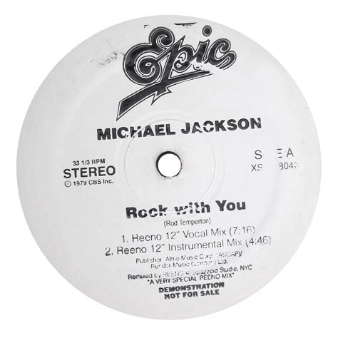 Michael Jackson Rock With You Pyt Reeno Remix Vinyl 12