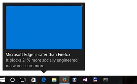 Microsoft Says Edge Is More Safer Than Chrome And Firefox