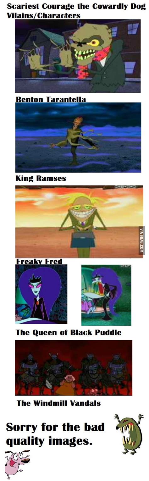 Scariest Courage The Cowardly Dog Villains 9gag