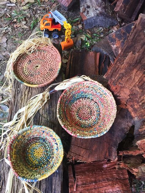 Making And Weaving Baskets These Sweet Ones My Daughter Made And Other