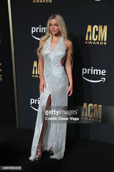 Livvy Dunne Arrives For The 58th Academy Of Country Music Awards At