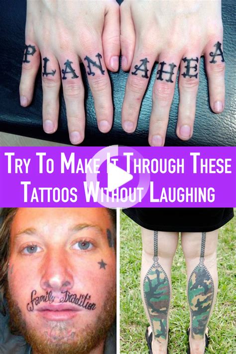 Try To Make It Through These Tattoos Without Laughing How To Do Yoga Laugh Tattoos