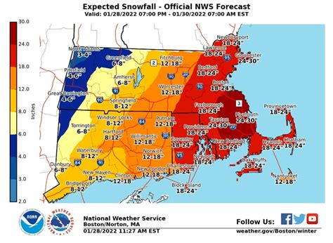Winter Storm Update Southeastern Massachusetts Could Get 30 Inches Of
