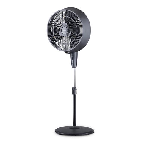 Frigidaire Outdoor Misting Fan And Pedestal Fan In Black Cools 500 Sq