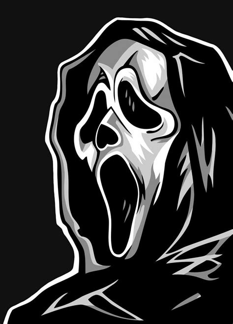 Scream painting | Horror drawing, Horror artwork, Horror movie art